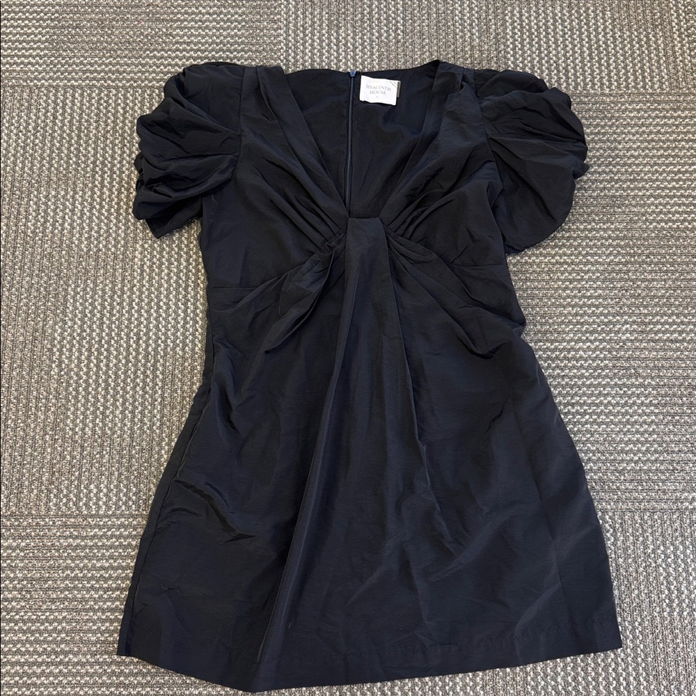Tuckernuck Hyacinth House Tinsley Black Mini Dress, size L - Picture 3 of 9